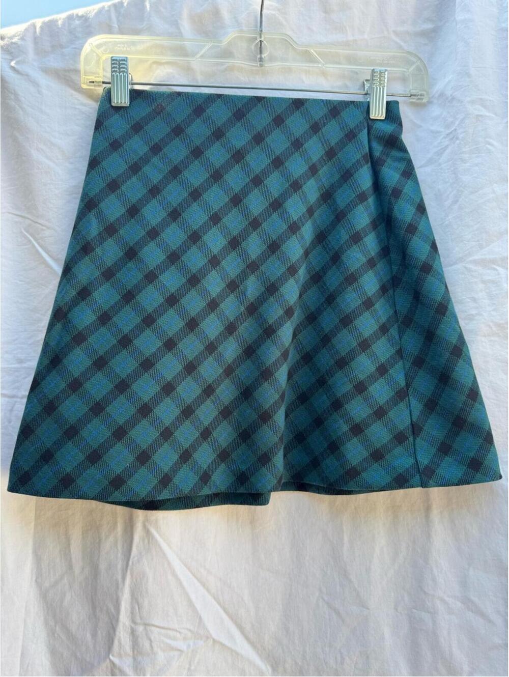 Aritzia Wilfred Classic Mini Skirt - Checkered - 00